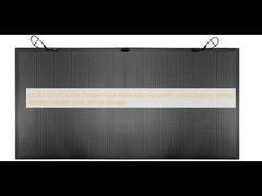 ΥΠΕΡΑΦΩΡΙΚΟ ΦΩΣΟ 420W Ευέλικτο ηλιακό πάνελ μπαλκόνι σταθμός ηλεκτρικής ενέργειας μπαταρία αποθήκευση ενέργειας μπαλκόνι αποθήκευση ηλιακής ενέργειας