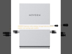 2400WH Βαλκόνι Αποθήκευση Ηλιακής Ενέργειας Βαλκόνι Ηλιακό Σταθμό εξοικονόμηση κόστους Ηλιακό σύστημα