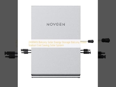 2400WH Βαλκόνι Αποθήκευση Ηλιακής Ενέργειας Βαλκόνι Ηλιακό Σταθμό εξοικονόμηση κόστους Ηλιακό σύστημα