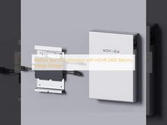 Μειώστε τις εκπομπές CO2 με την αποθήκευση ενέργειας μπαλκόνι NOVB-2400