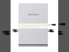 LiFePO4 μπαταρία μπαλκόνι αποθήκευση ενέργειας 2400Wh σταθμός ηλεκτρικής ενέργειας παροχής έκτακτης ανάγκης