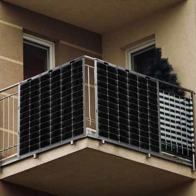 Εξωτερικό ελαφρύ ηλιακό πάνελ μπαλκόνι 200W Για συστήματα αποθήκευσης ηλιακής ενέργειας